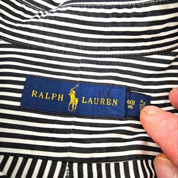 Ralph Lauren‎ pinstripe shirt - Picture 2 of 5